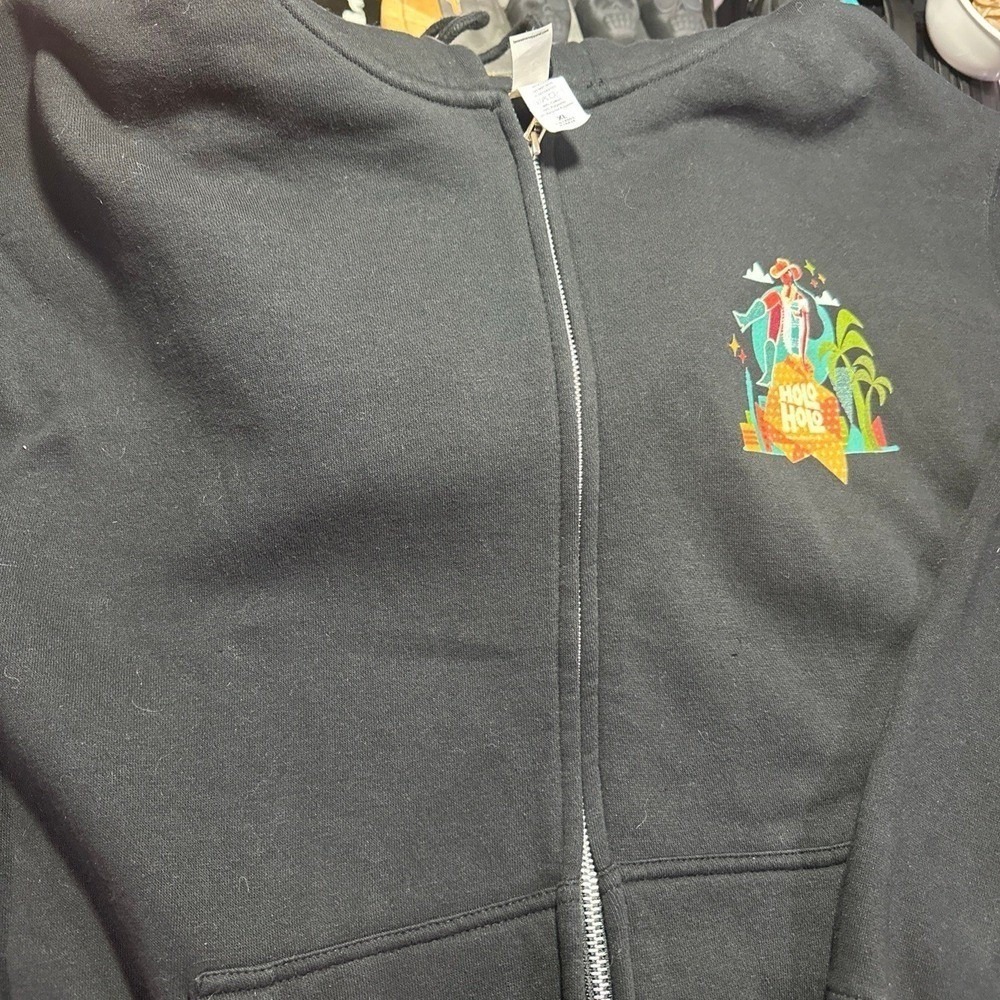 Lane Seven Holo Holo Music Festival 2023 Las Vegas Zip Hoodie XL Black Reggae - Picture 5 of 7